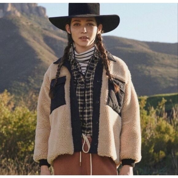 THE GREAT. Jackets & Blazers - The Great. The Fort Sherpa Jacket